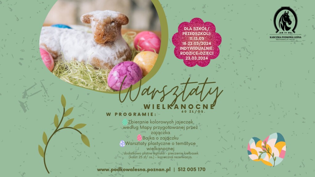Warsztaty wielkonocne w Podkowie Lesnej