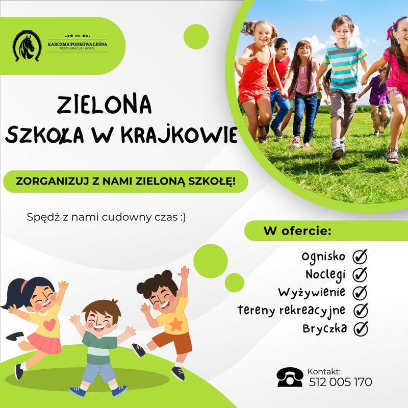Zielona szkoła w Krajkowie Podkowa Leśnej