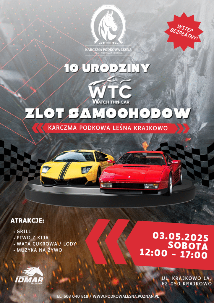Red Black Modern Auto Show Event Poster (4)